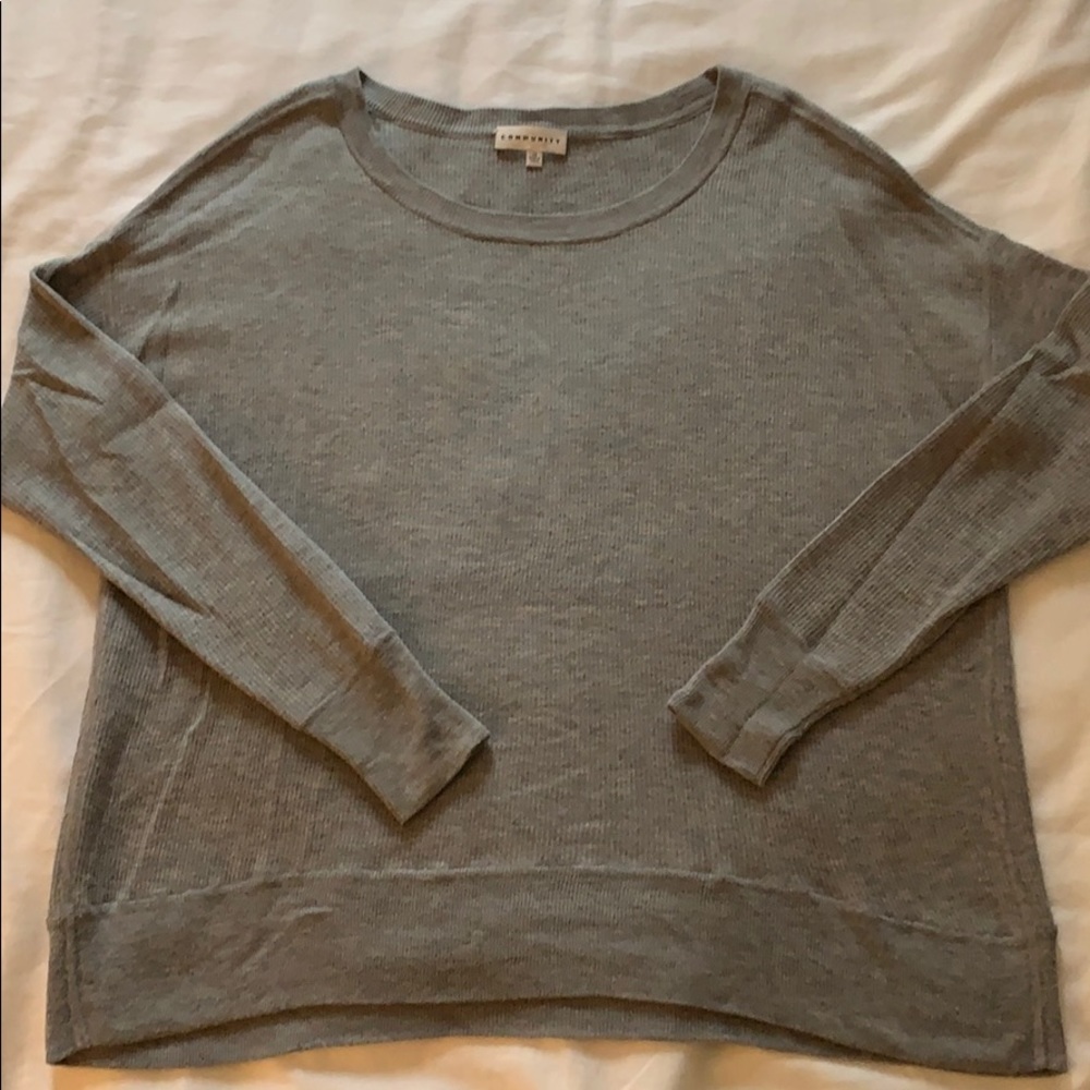 Aritzia Community oversized crew neck sweater